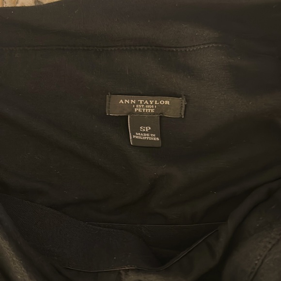 Ann Taylor Petite Small Strapless Black Dress - like new! - Picture 2 of 8